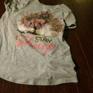 Stay Sharp kids Hedgehog shirt